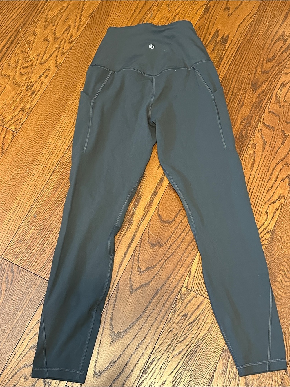 lululemon athletica Dark Gray High-Rise Leggings with Pockets